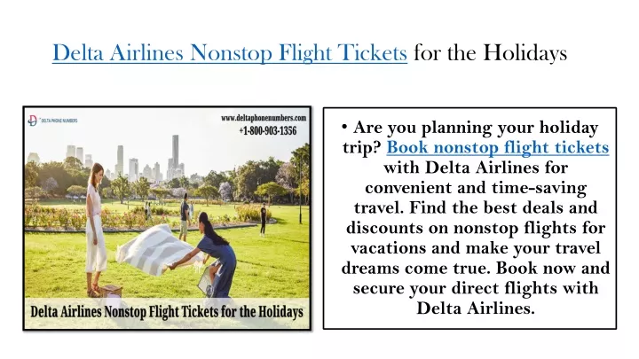 Nonstop flight tickets
